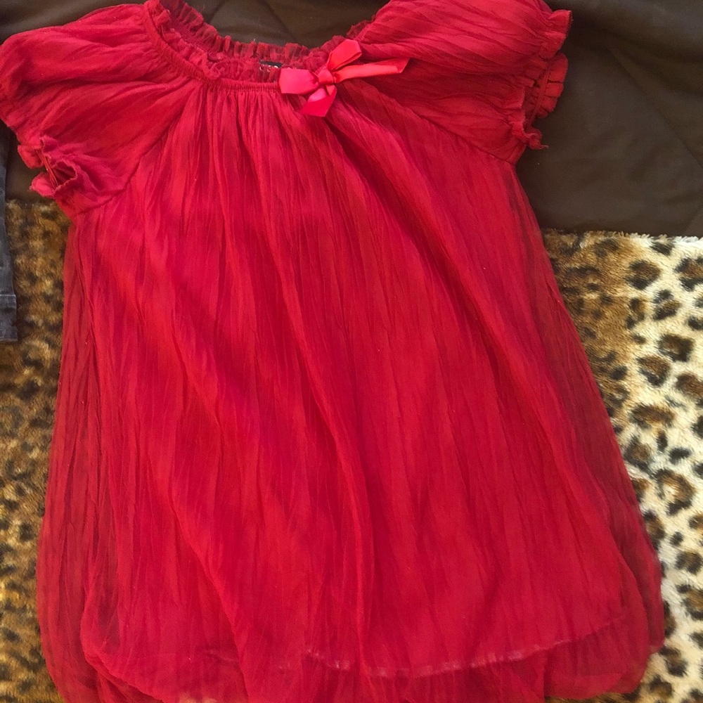 Girls red shirt
